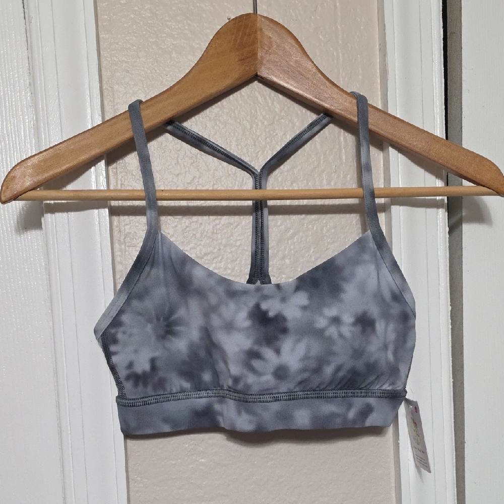 lululemon athletica Gray Tie-Dye Sports Bra